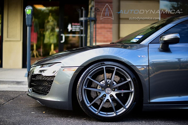 Фото дисков HRE P104 Сатиновый графит на Audi R8 (Typ 42)