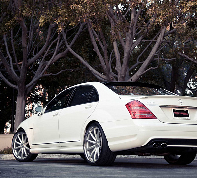 Фото дисков Vossen CV1 на Mercedes-Benz S-Class (W221)