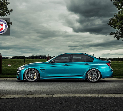 Фото дисков HRE P101 на BMW 3/M3 (F3x/F80)