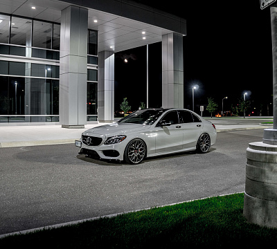 Фото дисков Vossen HF-2 на Mercedes-Benz C-Class (W205)