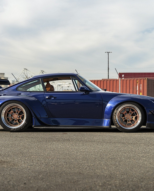 Фото дисков HUR Глянцевая медь на Porsche 911 II