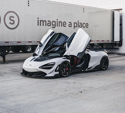Фото дисков Brixton Forged PF5 на McLaren 720S