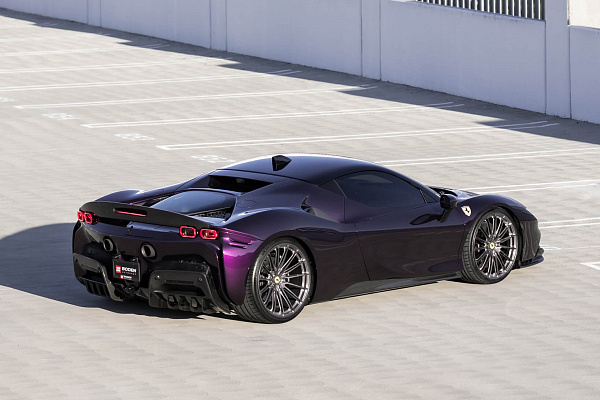 Фото дисков HRE P103SC Глянцевый темный лак на Ferrari SF90