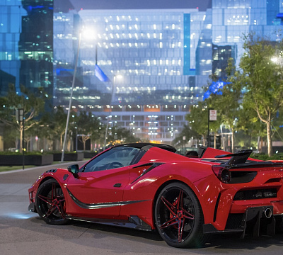 Фото дисков Savini SV71 на Ferrari 488