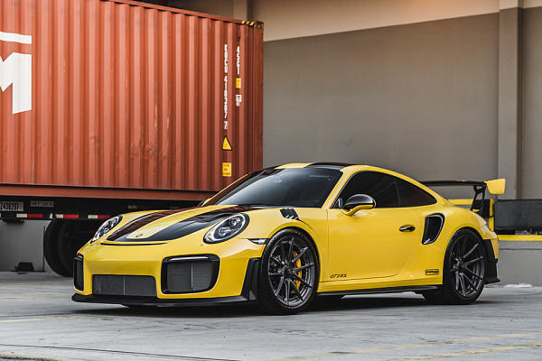 Фото дисков Brixton Forged WR3.2 Сатиновый темный лак на Porsche 911 VII