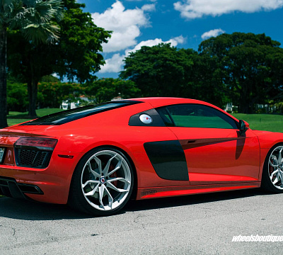 Фото дисков HRE P201 на Audi R8 (4S)