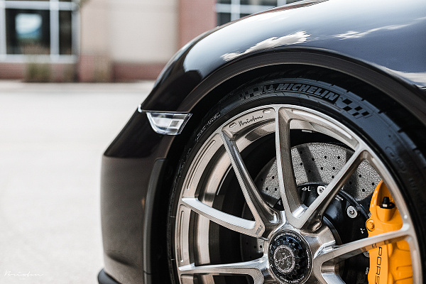 Фото дисков Brixton Forged WR3.2 Сатиновый тонированный лак на Porsche 911 VII