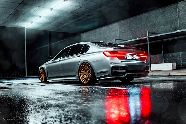 Фото дисков Brixton Forged HS1 Сатиновая медь на BMW 7 (G11/G12)