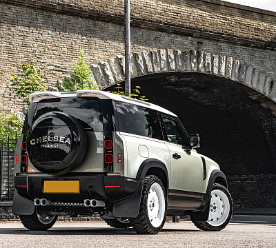 Фото дисков Kahn British Heritage RS на Land Rover Defender II