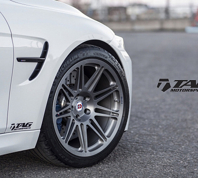 Фото дисков HRE 301M на BMW 3/M3 (F3x/F80)
