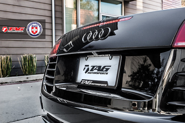 Фото дисков HRE P101 Черный сатин на Audi R8 (Typ 42)