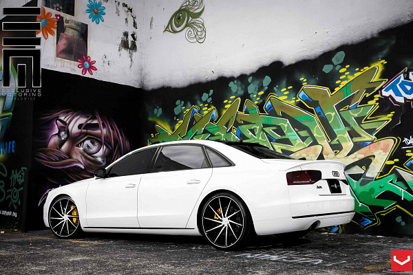 Фото дисков Vossen CVT Алмазная проточка на Audi A/S 8 (D4)