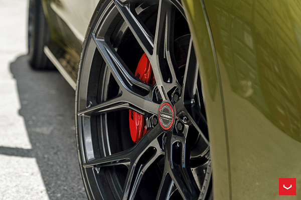 Фото дисков Vossen HF-5 Черный глянец на Mercedes-Benz GLC (X253, C253)