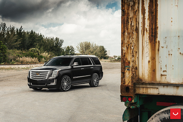 Фото дисков Vossen HF6-3 Алмазная проточка на Cadillac Escalade IV