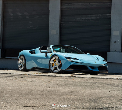 Фото дисков Anrky XR-305 на Ferrari SF90