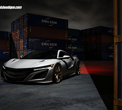 Фото дисков HRE P201 на Acura NSX II