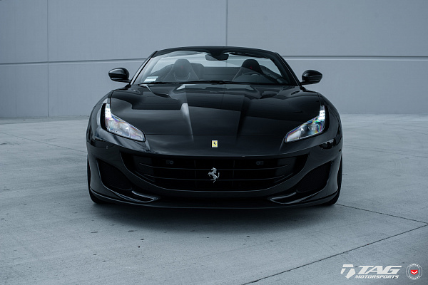 Фото дисков NOVITEC NF8 Серебро на Ferrari Portofino
