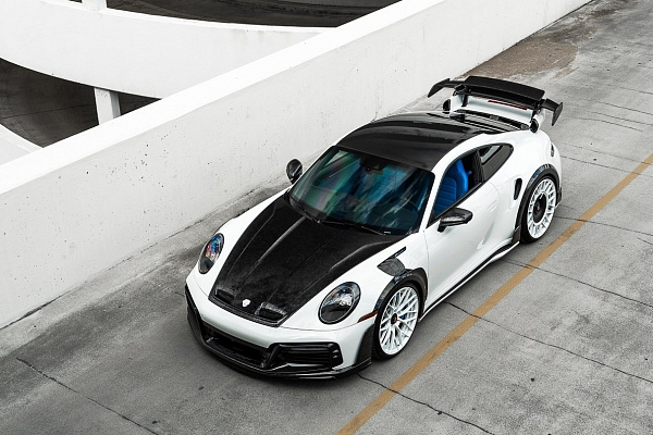 Фото дисков Anrky AN20 Aerosport Белый глянец на Porsche 911 VIII