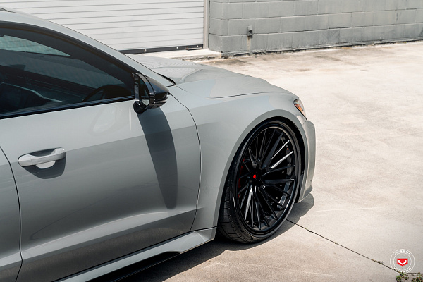 Фото дисков Vossen EVO-6T (3-Piece) Черный сатин на Audi A/RS 7 (4K)
