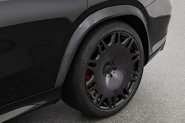 Фото дисков BRABUS Monoblock M (Platinum Edition) Черный глянец на Mercedes-Benz GLS (X167)