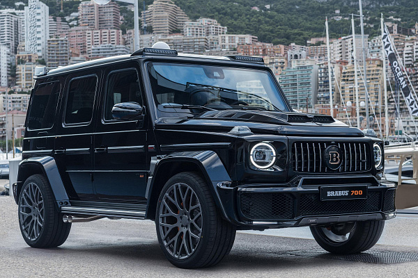 Фото дисков BRABUS Monoblock Y (Platinum Edition) Сатиновый графит на Mercedes-Benz G-Class III