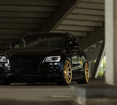 Фото дисков Vossen CV4 на Audi Q5 (8R)