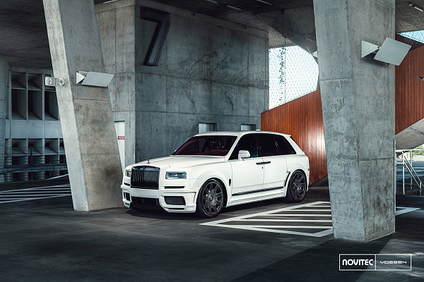 Фото дисков NOVITEC SP2 Сатиновый темный лак на Rolls-Royce Cullinan