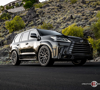 Фото дисков Vossen HF-2 на Lexus LX III