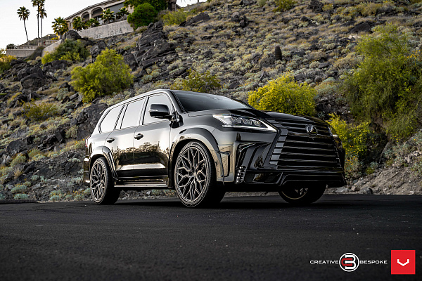 Фото дисков Vossen HF-2 Сатиновый графит на Lexus LX III
