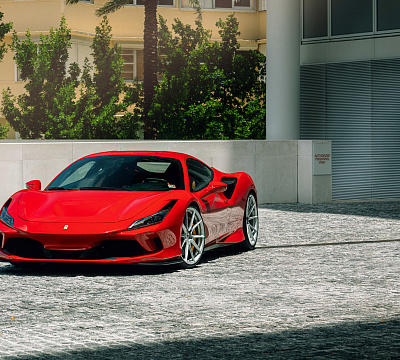 Фото дисков Vossen EVO-2 на Ferrari F8
