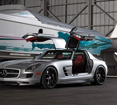 Фото дисков HRE P101 на Mercedes-Benz SLS AMG