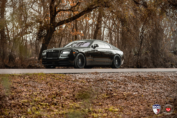Фото дисков Vossen S17-13 Черный сатин на Rolls-Royce Wraith