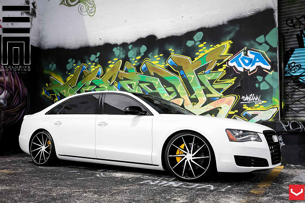 Фото дисков Vossen CVT Алмазная проточка на Audi A/S 8 (D4)