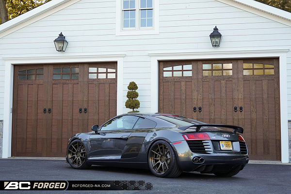 Фото дисков BC Forged HCA162 Сатиновая бронза на Audi R8 (Typ 42)