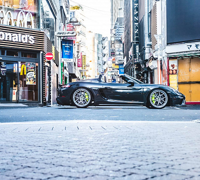 Фото дисков Brixton Forged CM5-R на Porsche Boxster IV
