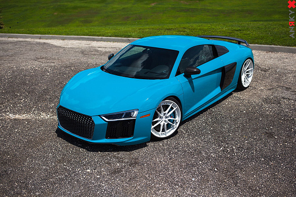 Фото дисков Anrky AN34 Белый сатин на Audi R8 (4S)