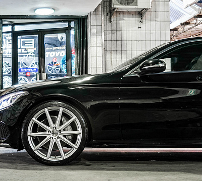 Фото дисков Vossen VFS-10 на Mercedes-Benz C-Class (W205)