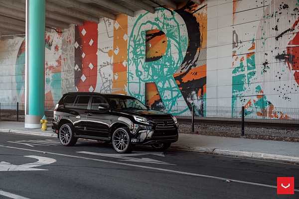 Фото дисков Vossen HF6-1 Глянцевый темный лак на Lexus GX II