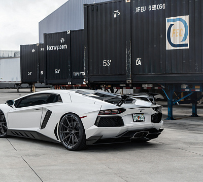 Фото дисков Anrky AN28 на Lamborghini Aventador