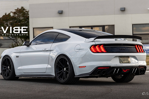 Фото дисков HRE FF04 Черный сатин на Ford Mustang VI