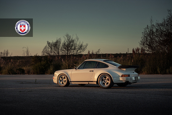 Фото дисков HRE 527 Серебро на Porsche 911 II