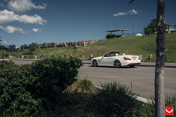 Фото дисков Vossen CV5 Алмазная проточка на Mercedes-Benz SL (R231)