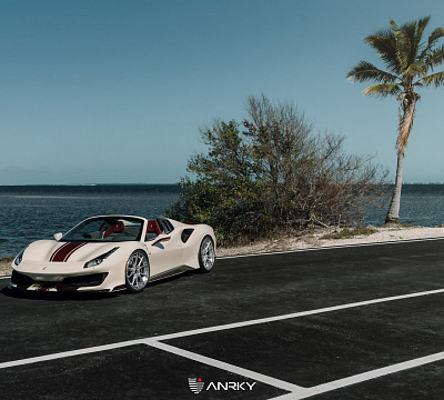 Фото дисков Anrky AN32 на Ferrari 488