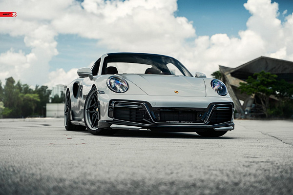 Фото дисков Anrky S3-X3 Черный сатин на Porsche 911 VIII
