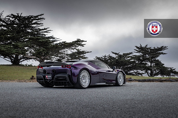 Фото дисков HRE 515 GTM Полированный лак на Ferrari SF90
