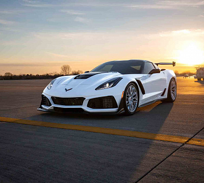 Фото дисков HRE P200 на Chevrolet Corvette C7