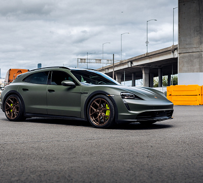 Фото дисков Vossen HF-5 на Porsche Taycan I