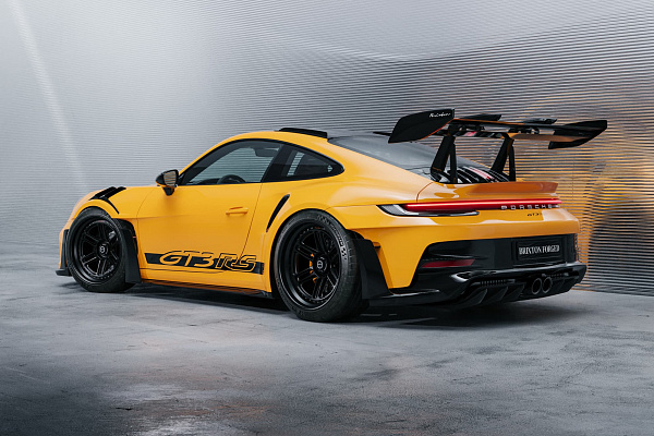 Фото дисков Brixton Forged TR07 Черный сатин на Porsche 911 VIII