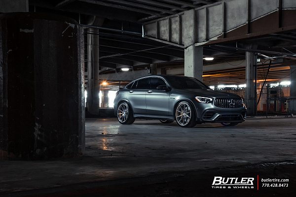 Фото дисков HRE P104SC Полированный лак на Mercedes-Benz GLC (X253, C253)