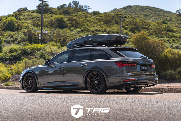 Фото дисков HRE FF10 Сатиновая бронза на Audi A/RS 6 (C8)